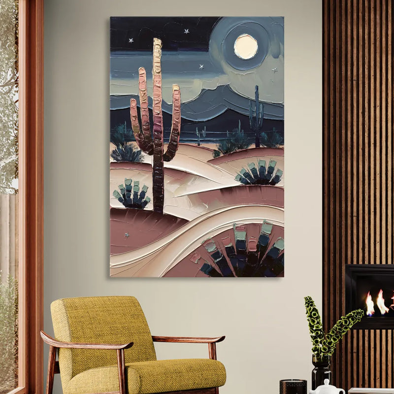 Scottsdale Desert Nights Sitting Room - Canvas Wall Art