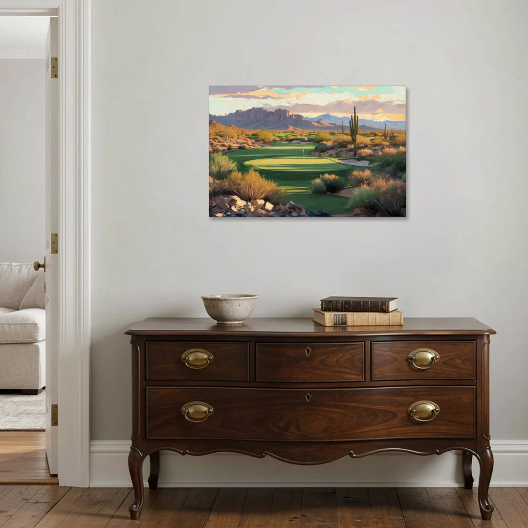 Scottsdale Golf Paradise - Canvas Wall Art - Coffee Table - 36x24