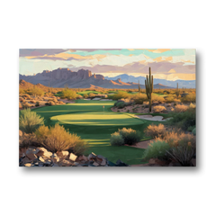 Scottsdale Golf Paradise - Canvas Wall Art - Front