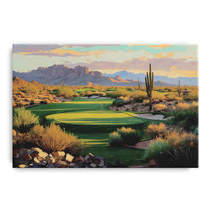 Scottsdale Golf Paradise Front - Canvas Wall Art