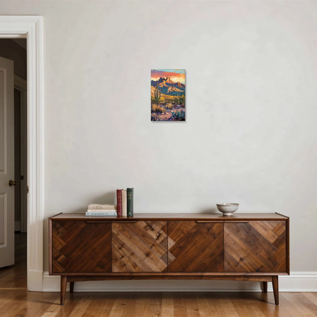 Scottsdale Mountain Views - Canvas Wall Art - Coffee Table - 12x18
