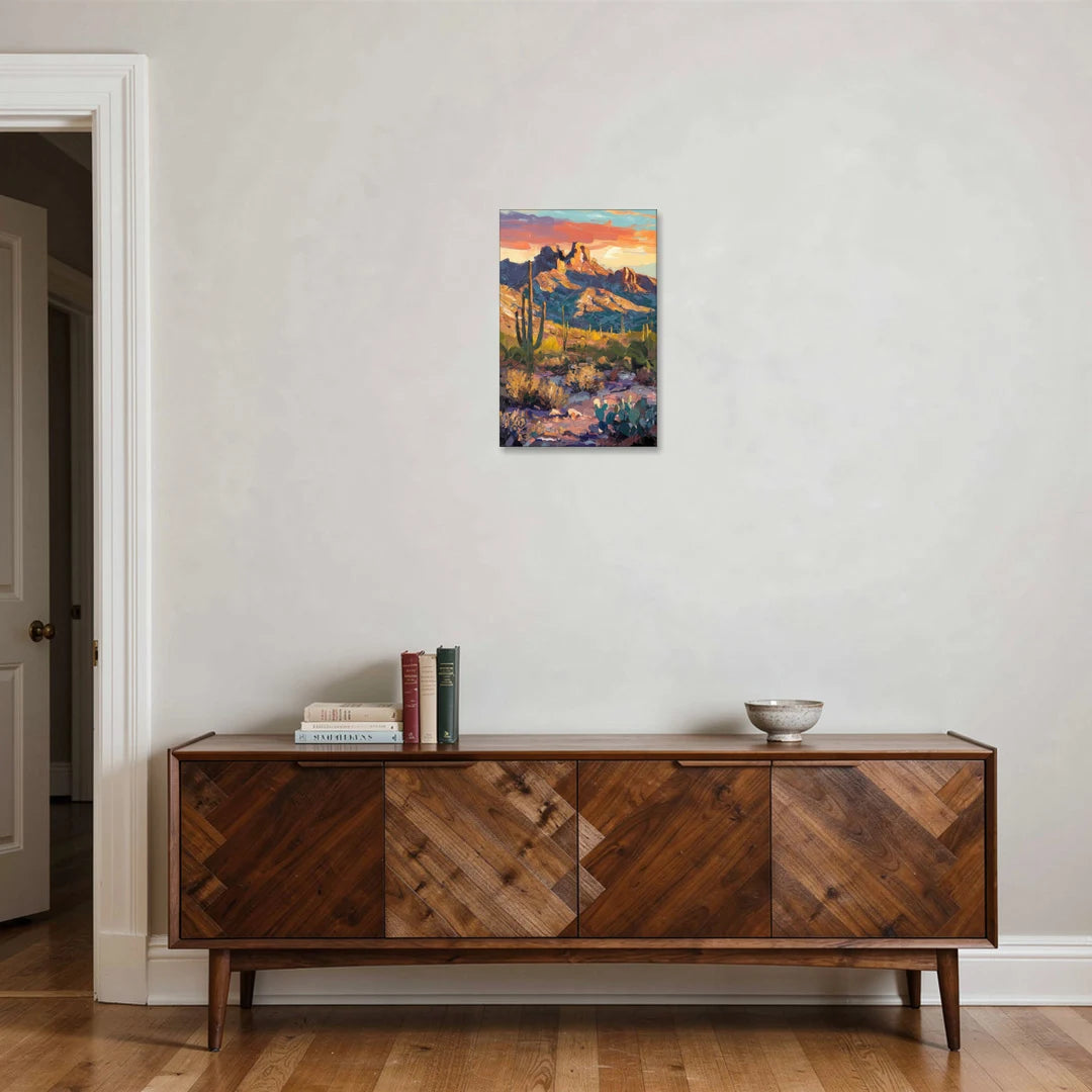 Scottsdale Mountain Views - Canvas Wall Art - Coffee Table - 16x24