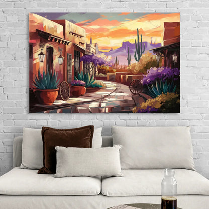 Scottsdale Old Town Charm Sitting Room - Canvas Wall Art