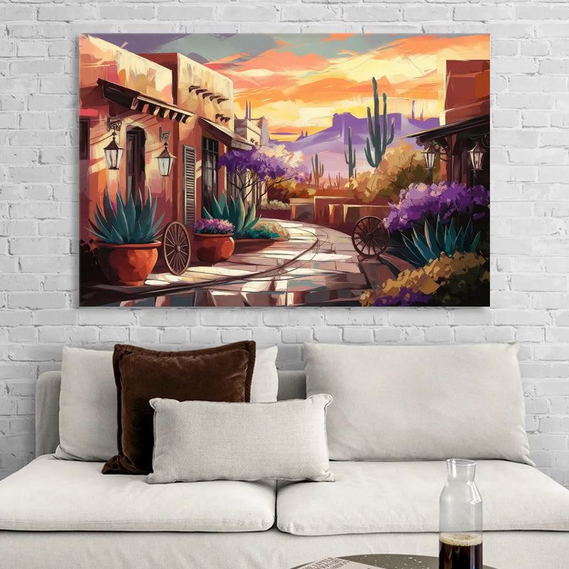 Scottsdale Old Town Charm Sitting Room - Canvas Wall Art