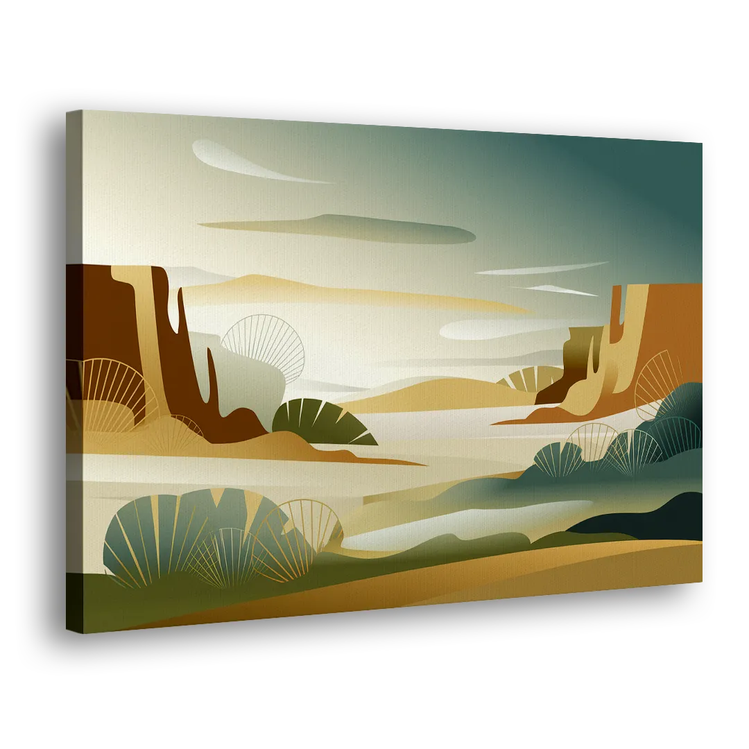 Scottsdale Sonoran Serenity Side - Canvas Wall Art