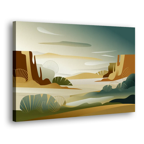 Scottsdale Sonoran Serenity - Canvas Wall Art