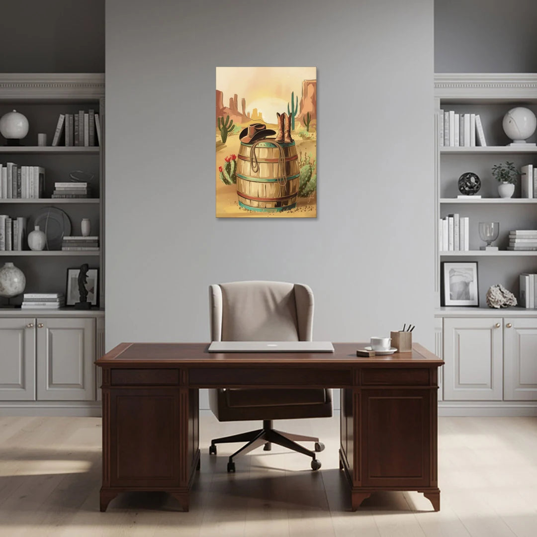 Scottsdale Western Heritage - Canvas Wall Art - Office - 24x36