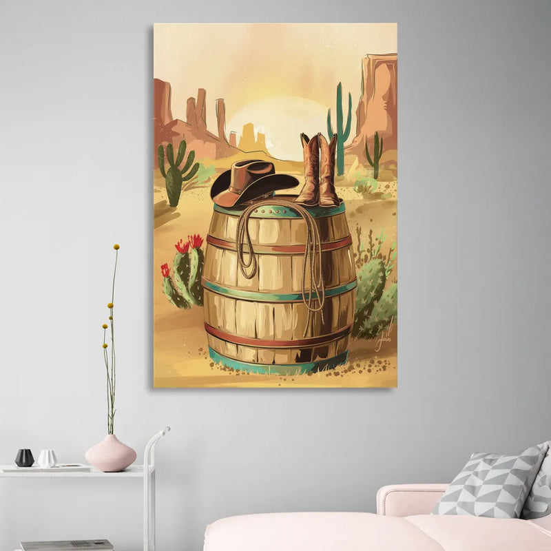 Scottsdale Western Heritage Sitting Room - Canvas Wall Art