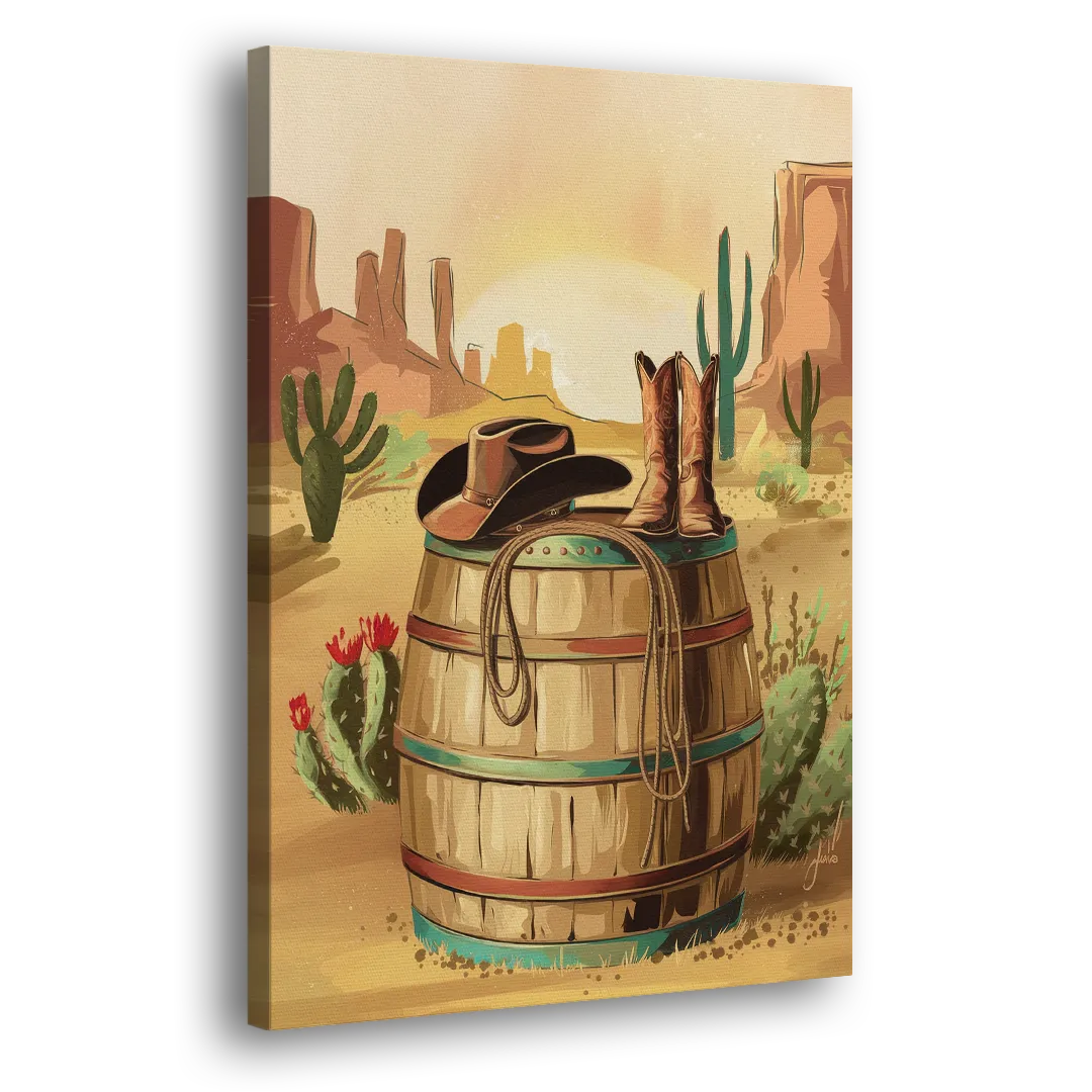 Scottsdale Western Heritage Side - Canvas Wall Art