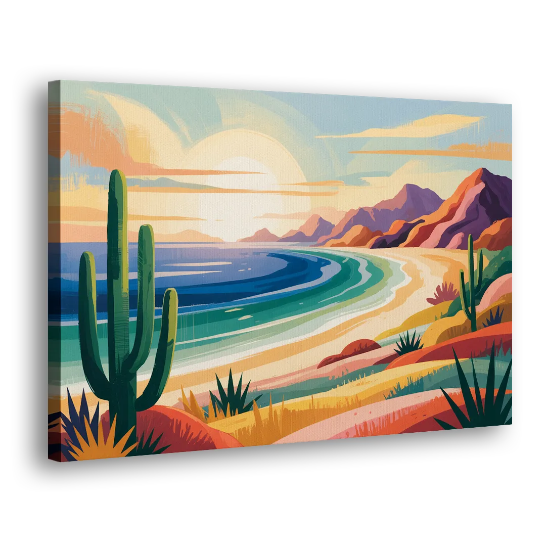 Sea of Cortez Horizon Side - Canvas Wall Art