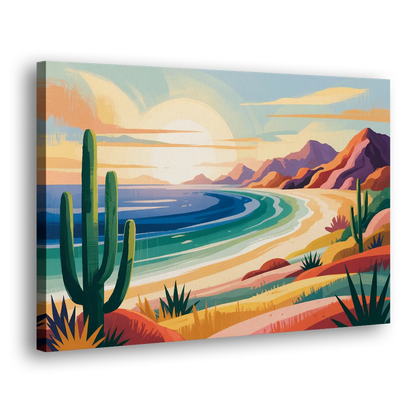 Sea of Cortez Horizon Side - Canvas Wall Art