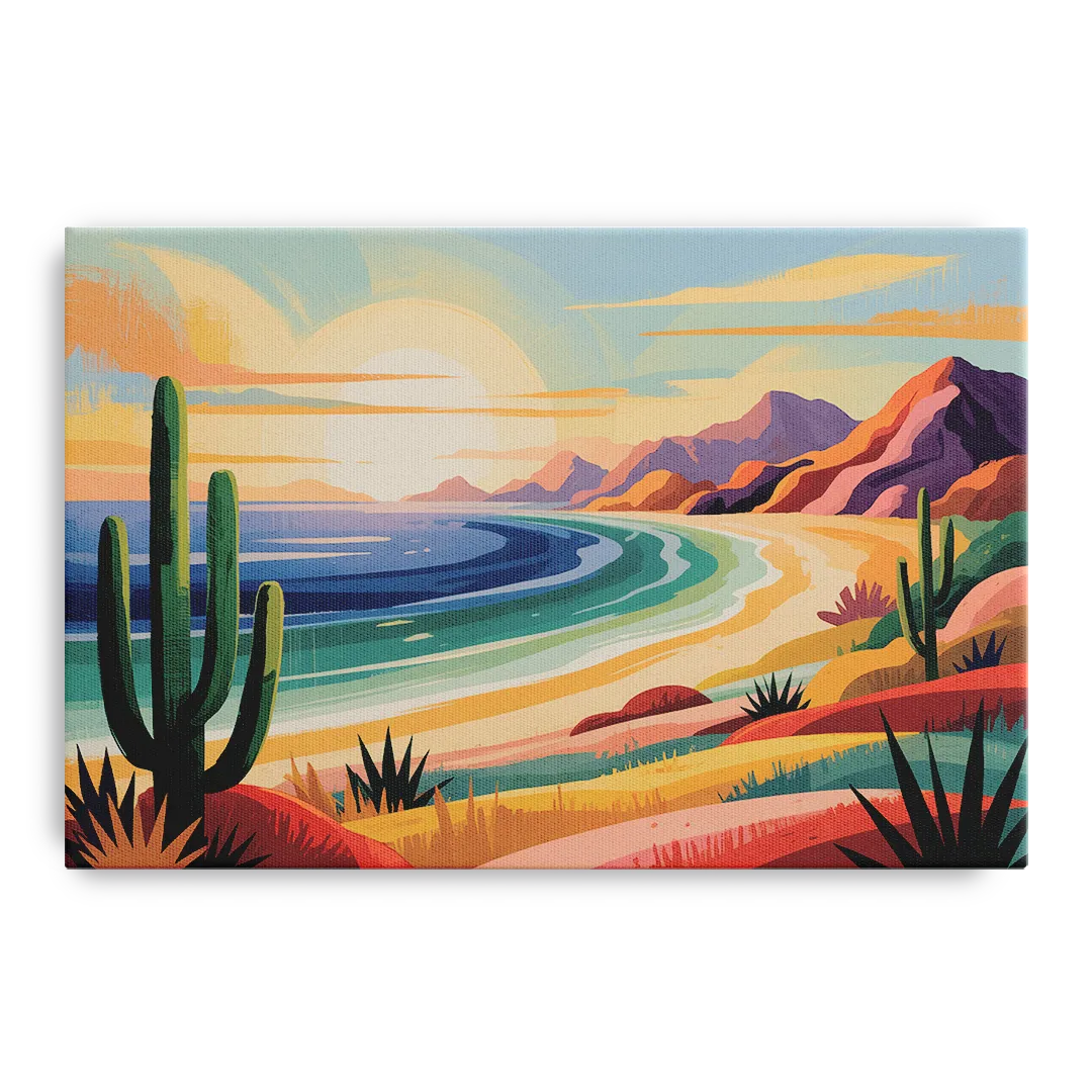 Sea of Cortez Horizon Front - Canvas Wall Art