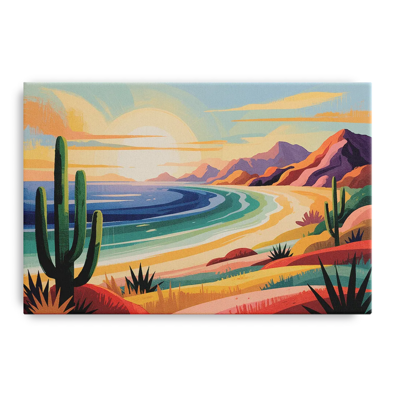 Sea of Cortez Horizon Front - Canvas Wall Art