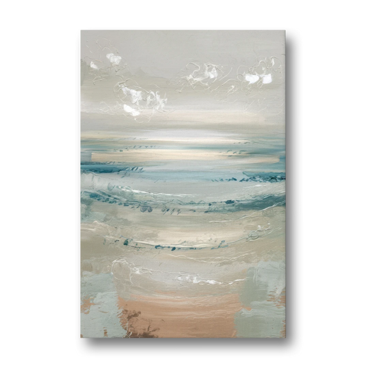 Seaside Blue Horizon - Canvas Wall Art - Front