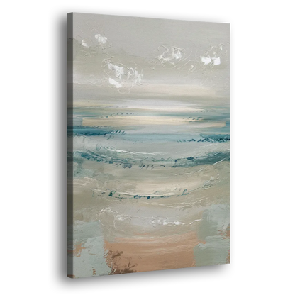 Seaside Blue Horizon Side - Canvas Wall Art