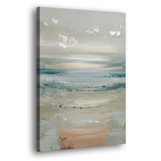 Seaside Blue Horizon Side - Canvas Wall Art