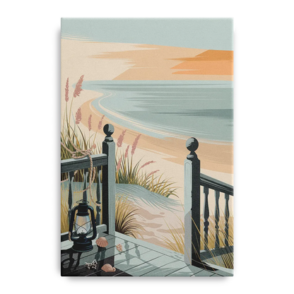 Seaside Nautical Charm Front - Canvas Wall Art