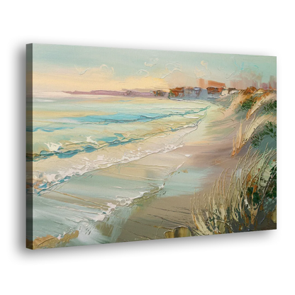Seaside Shoreline Escape Side - Canvas Wall Art