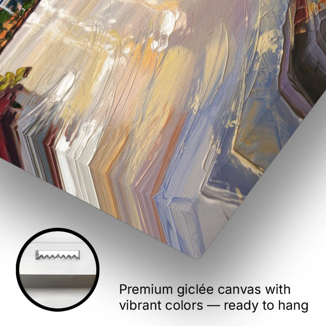 Seattle Nature Meets City - Canvas Wall Art - Gallery Wrap Corner