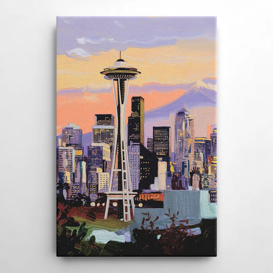 Seattle Skyline from Kerry Park - Canvas Wall Art
