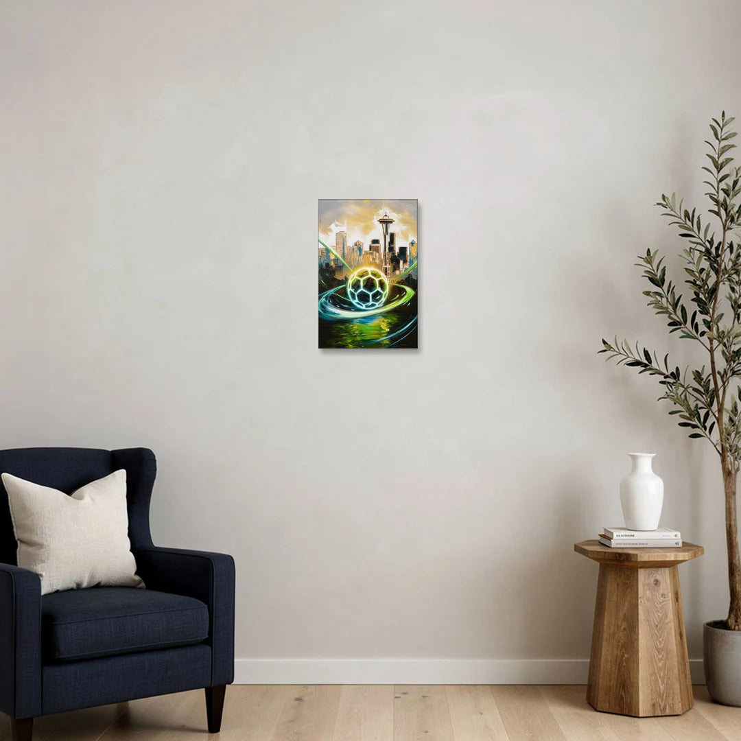 Seattle Sounders FC Spirit - Canvas Wall Art - Sofa - 12x18
