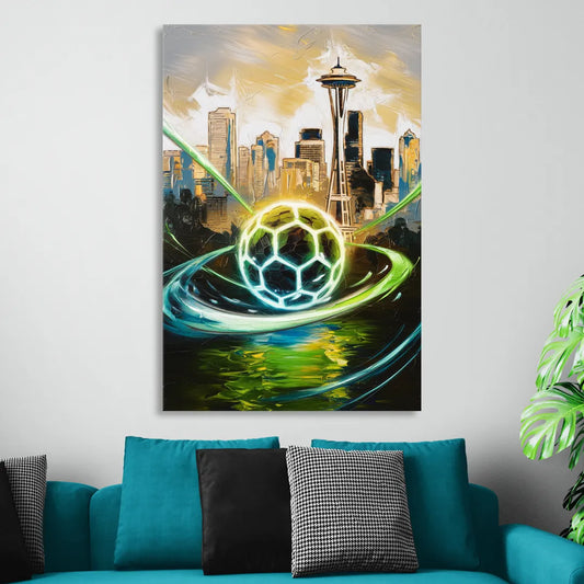 Seattle Sounders FC Spirit Living Room - Canvas Wall Art