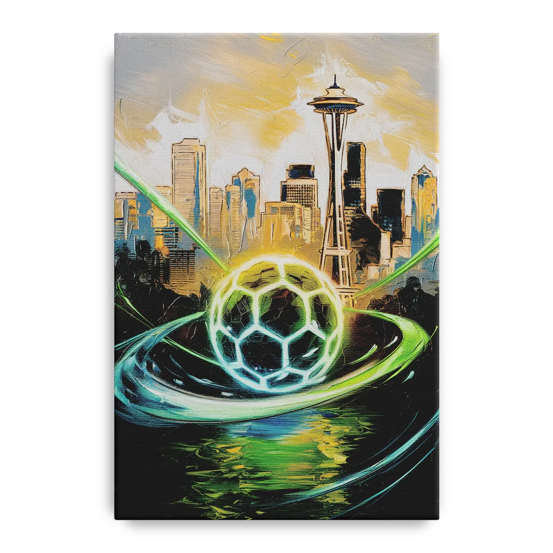 Seattle Sounders FC Spirit Front - Canvas Wall Art