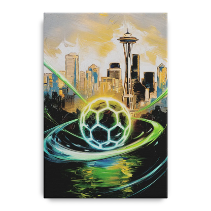Seattle Sounders FC Spirit Front - Canvas Wall Art