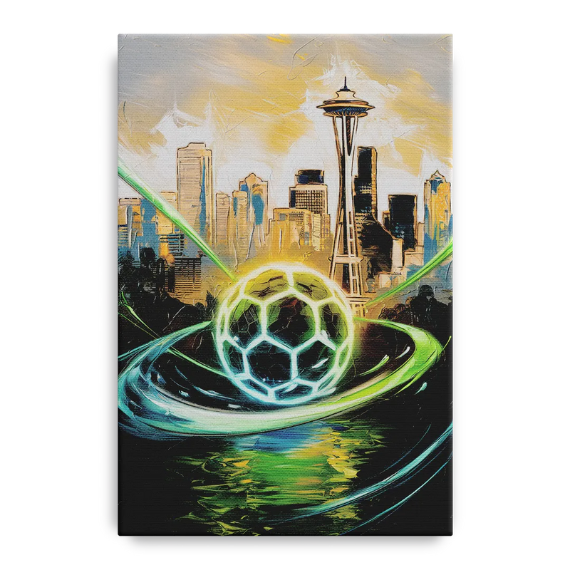 Seattle Sounders FC Spirit Front - Canvas Wall Art