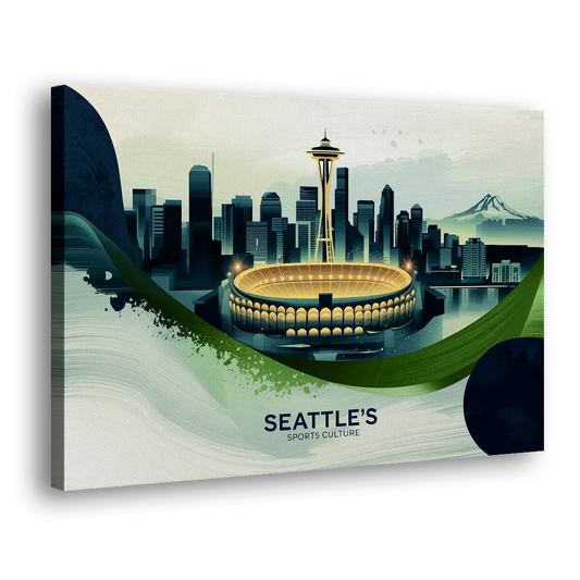 Seattle Sports Fans Unite Side - Canvas Wall Art