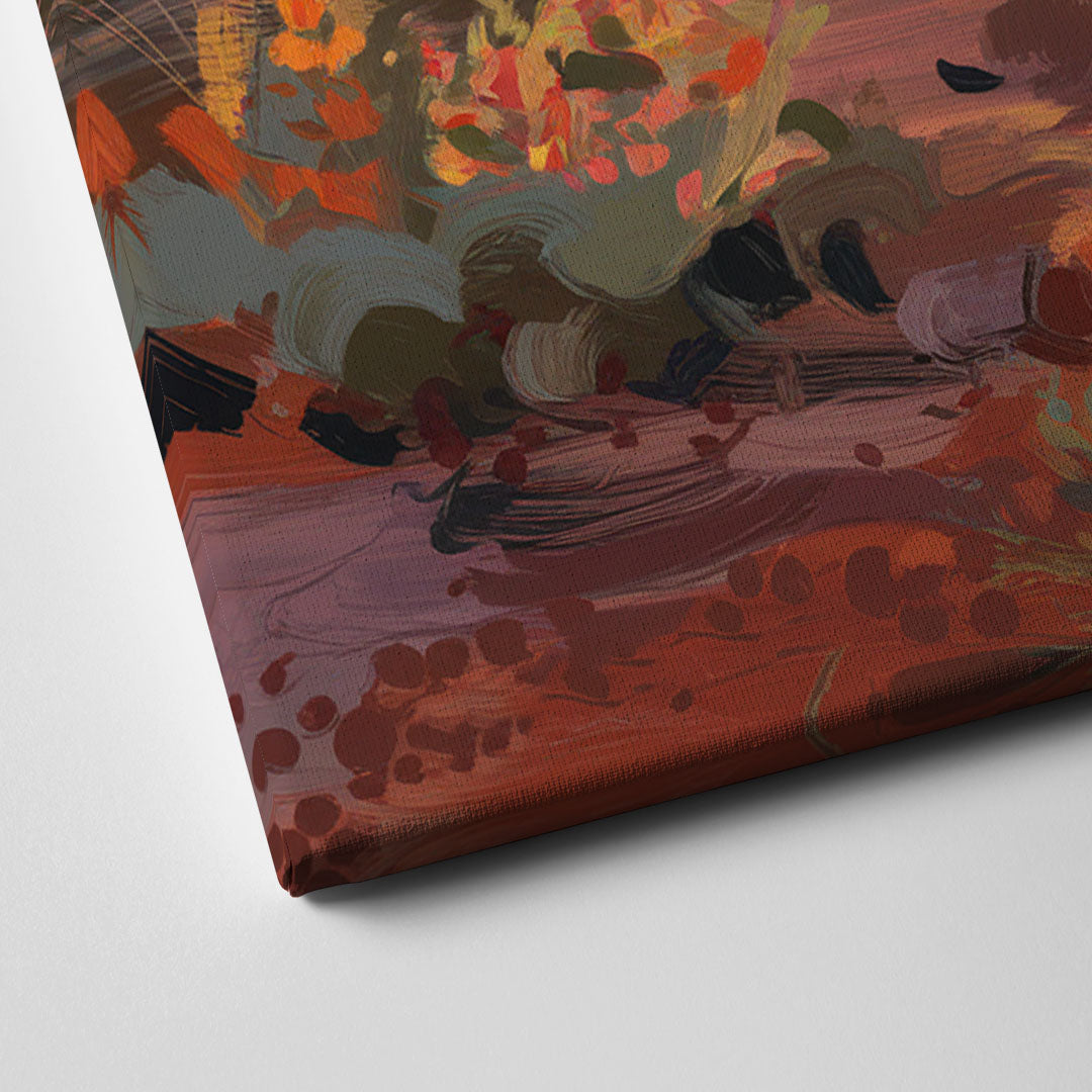 Sedona Desert Bloom Scenery Canvas Close Up