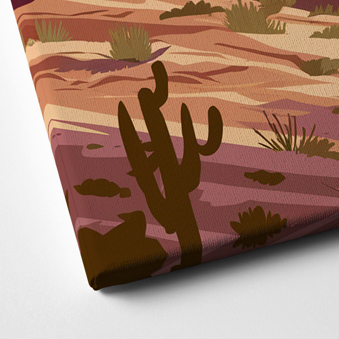 Sedona Majestic Rock Formations Canvas Close Up