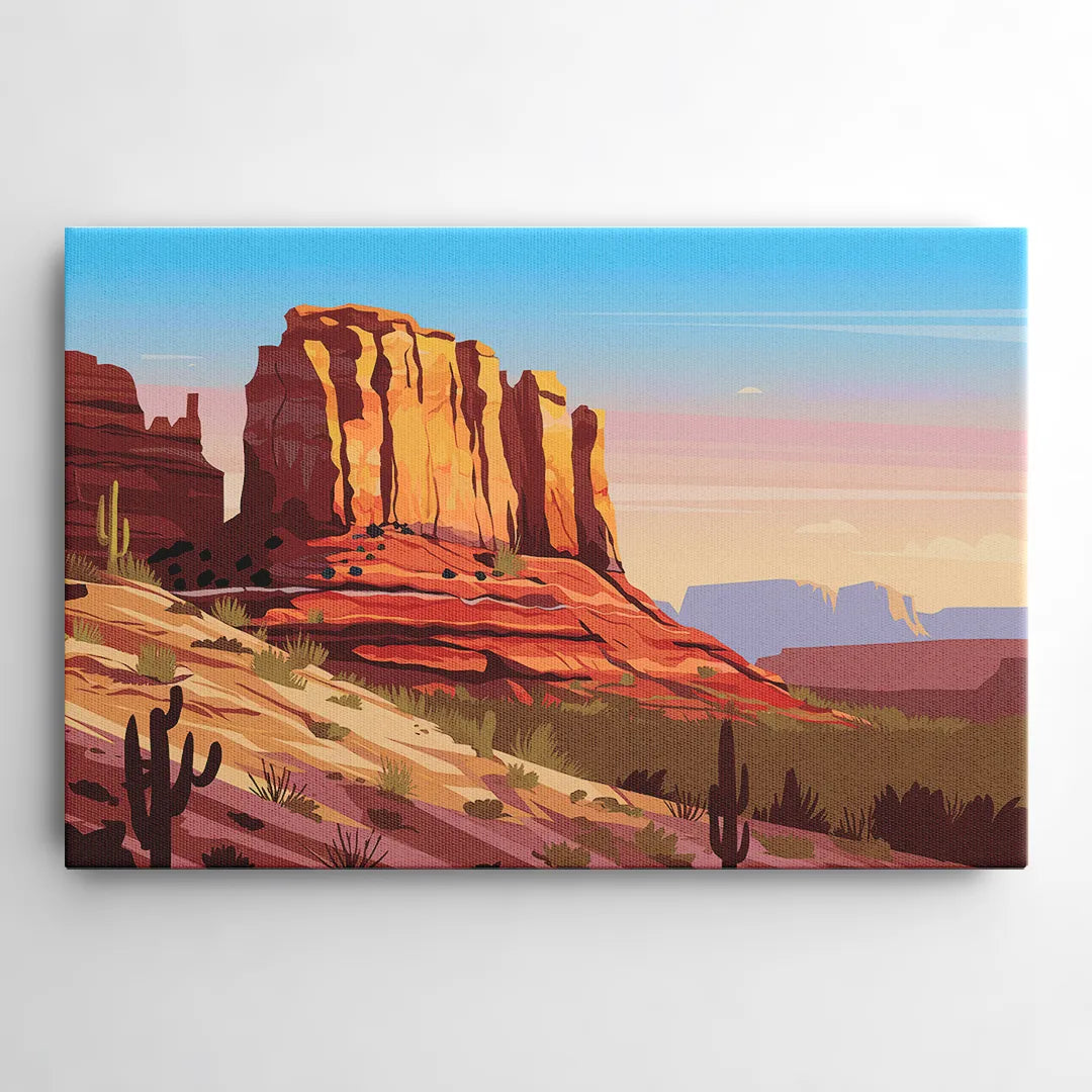 Sedona Majestic Rock Formations - Canvas Wall Art