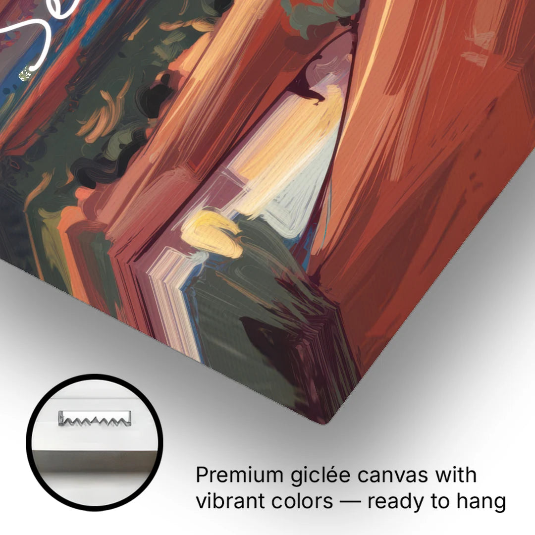 Sedona Red Rock Sunset - Canvas Wall Art - Gallery Wrap Corner