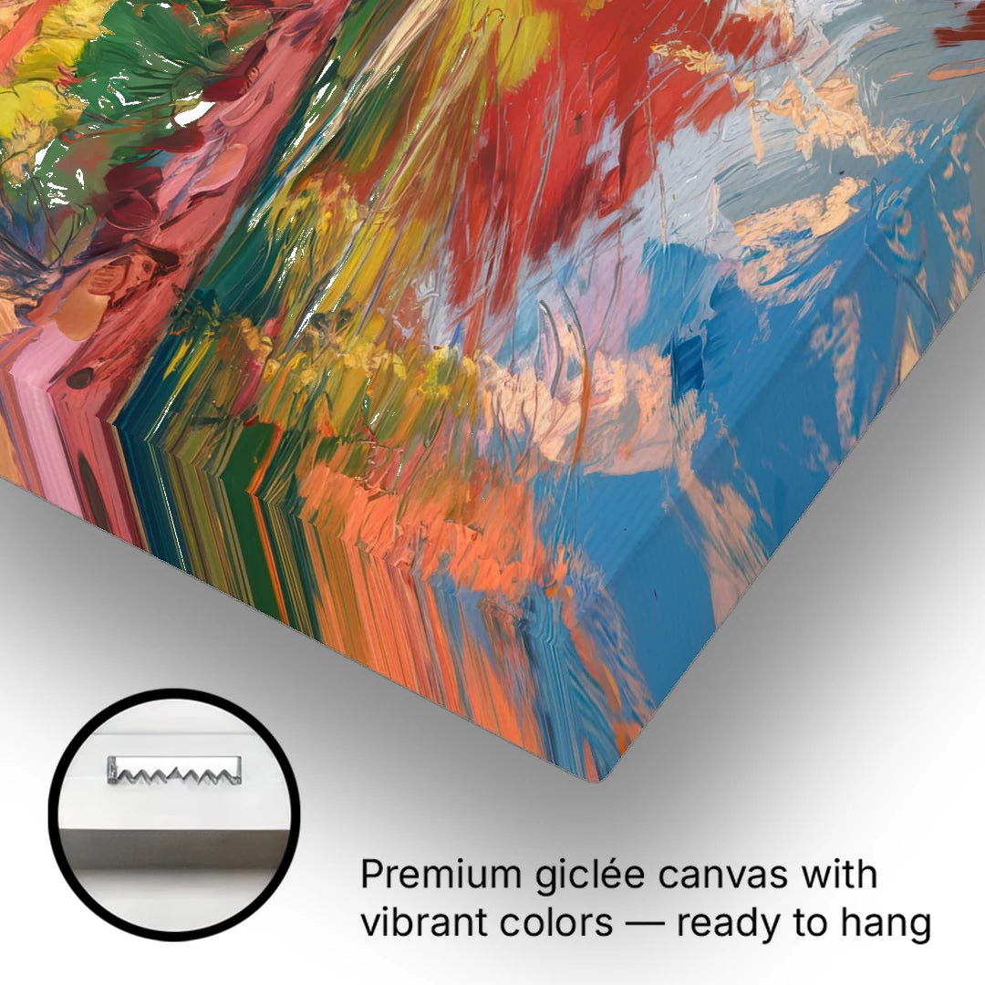 Sedona Scenic Canyon Vibes - Canvas Wall Art - Gallery Wrap Corner