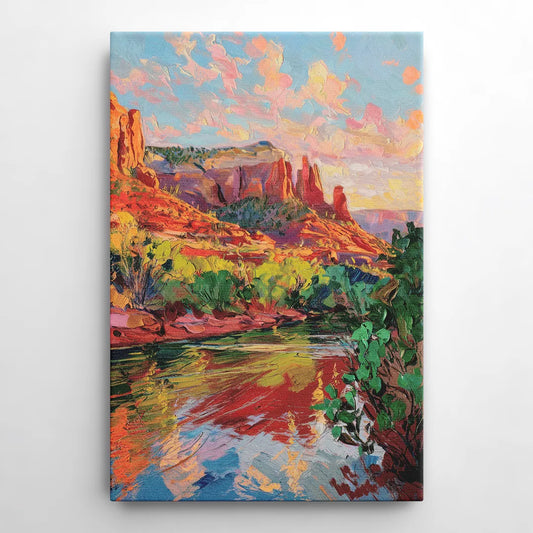 Sedona Scenic Canyon Vibes - Canvas Wall Art
