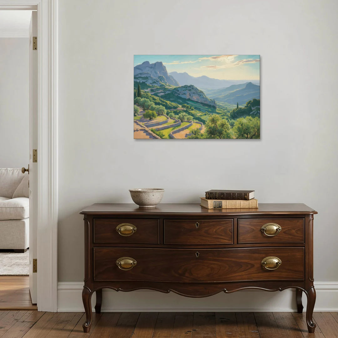 Serra de Tramuntana Vista - Canvas Wall Art - Coffee Table - 36x24