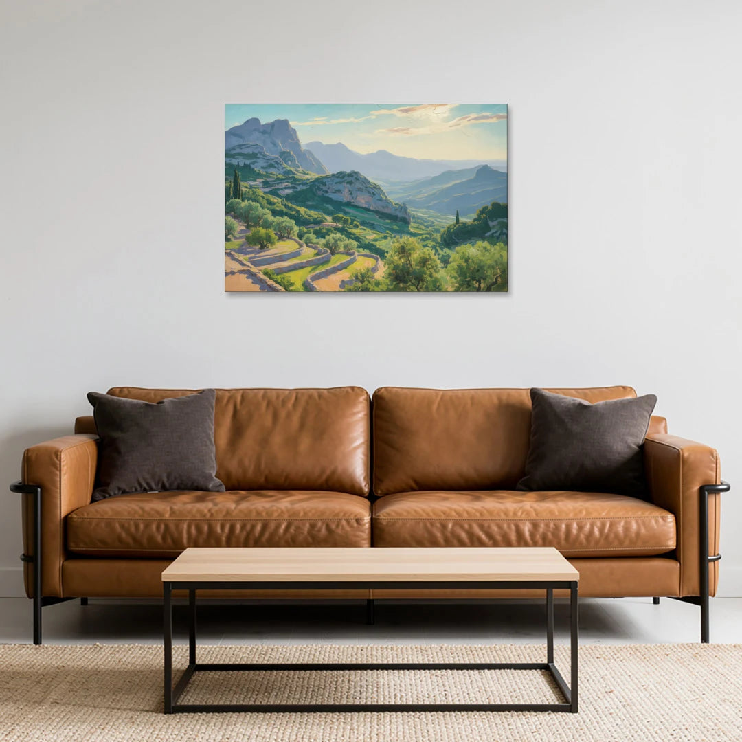 Serra de Tramuntana Vista - Canvas Wall Art - Sofa - 36x24
