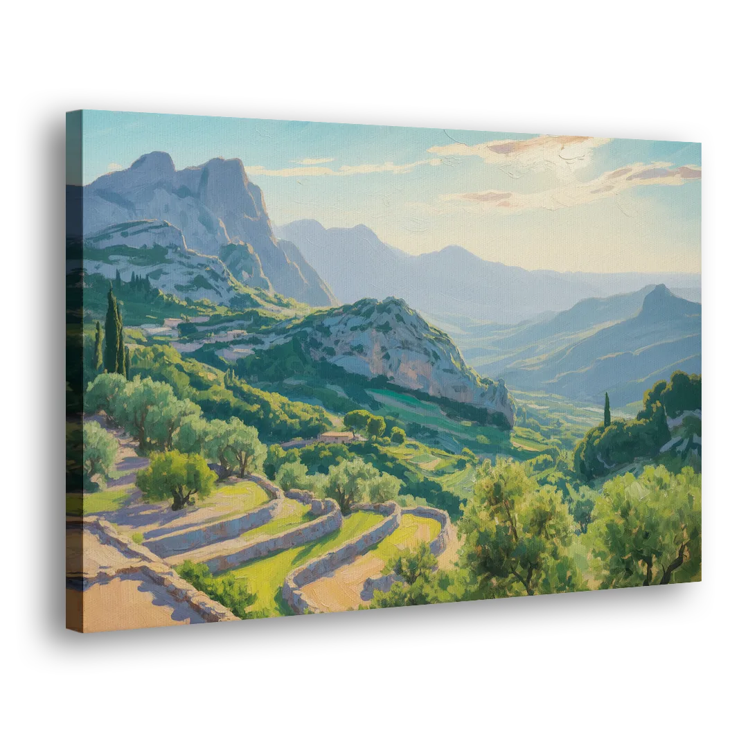 Serra de Tramuntana Vista Side - Canvas Wall Art