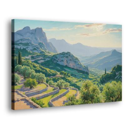 Serra de Tramuntana Vista Side - Canvas Wall Art