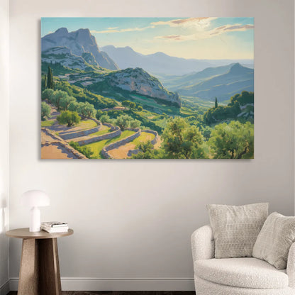 Serra de Tramuntana Vista Living Room - Canvas Wall Art
