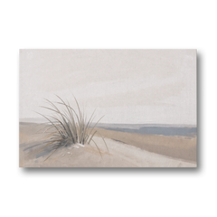 Set of 2 Wall Art with Windblown Dune Grass - Canvas Wall Art - Front