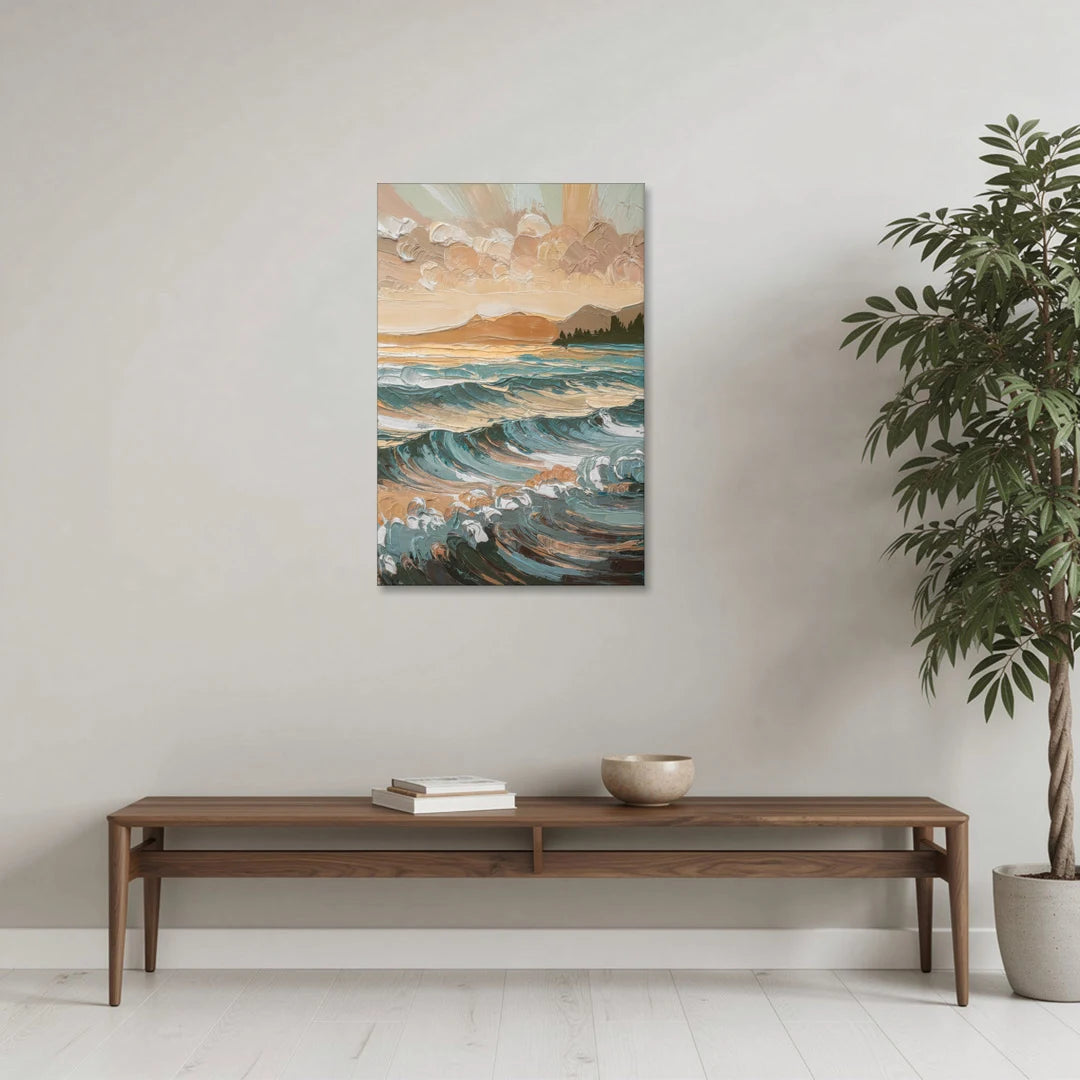 Sitka Coastal Horizon - Canvas Wall Art - Coffee Table - 24x36