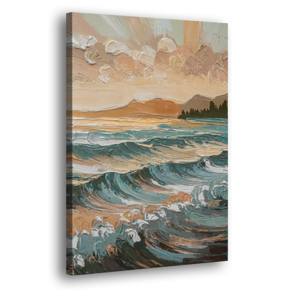 Sitka Coastal Horizon Side - Canvas Wall Art