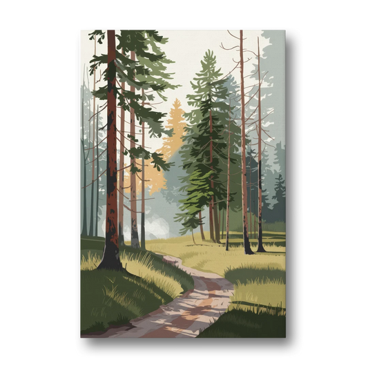 Sitka Forest Serenity - Canvas Wall Art - Front