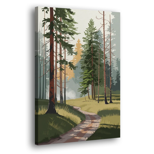 Sitka Forest Serenity Side - Canvas Wall Art