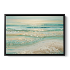 Sitka Ocean Breeze - Black Framed Canvas Wall Art - Front
