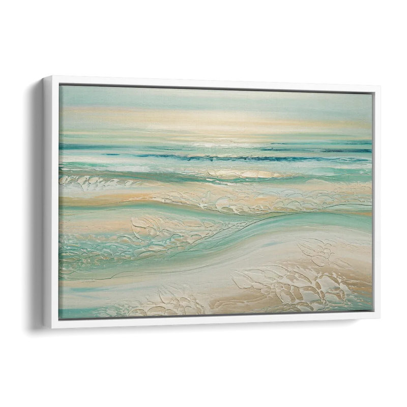 Sitka Ocean Breeze Side - White Canvas Wall Art