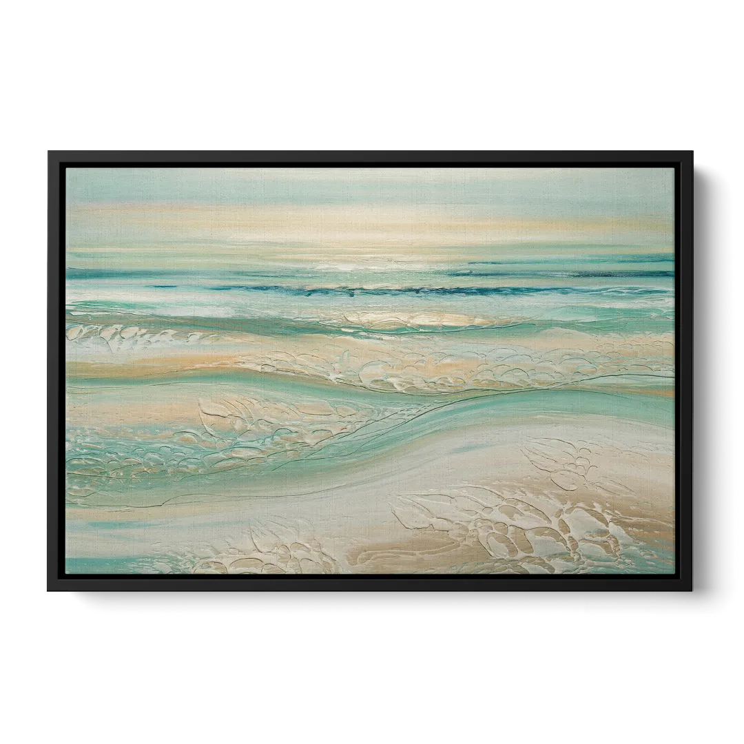Sitka Ocean Breeze Front - Black Canvas Wall Art
