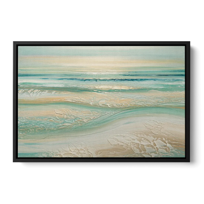 Sitka Ocean Breeze Front - Black Canvas Wall Art
